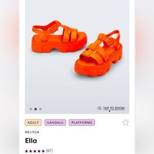 Melissa sandal - Ella in orange
